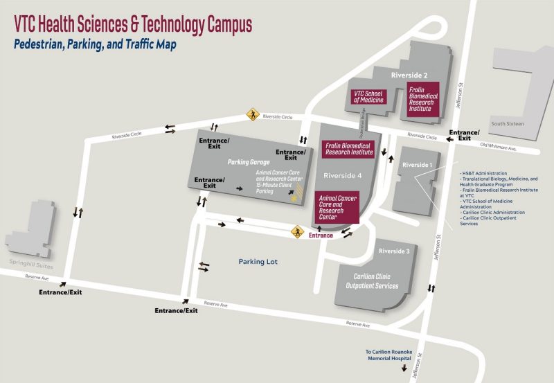 VTC Health Sciences and Technology Campus map - Feb. 2021